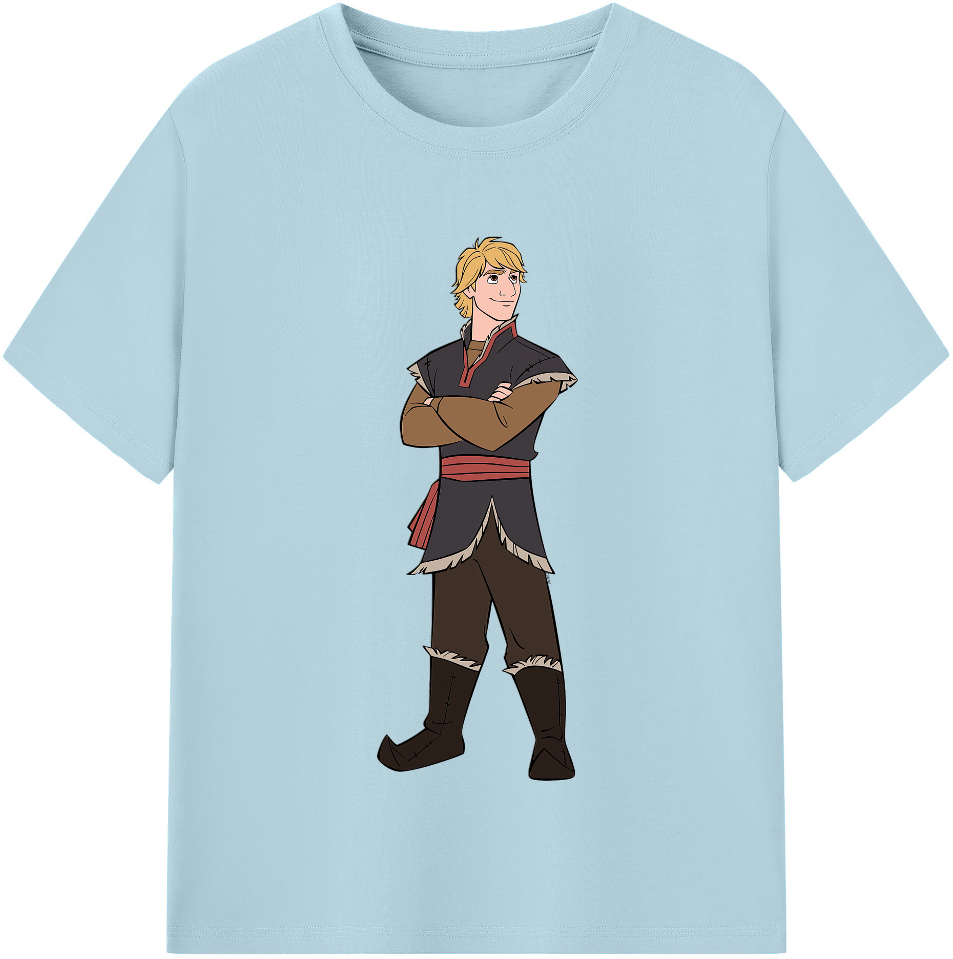 （画像用） アナと雪の女王 アンナ エルサ Frozen Anna Elsa 綿100％半袖Tシャツ（フロントプリント）